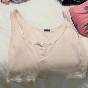 light pink tank top